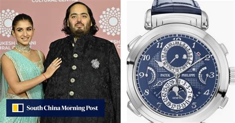 patek philippe anant ambani|ambani son watch collection.